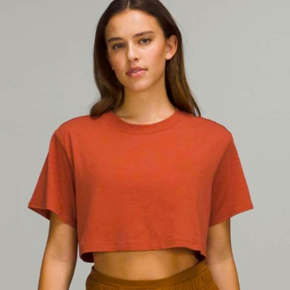 Lululemon All Yours Cropped Tee